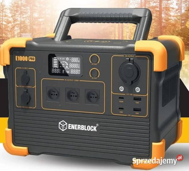 Przenośnia stacja zasilania ENERBLOCK E1000 PRO Rybnik