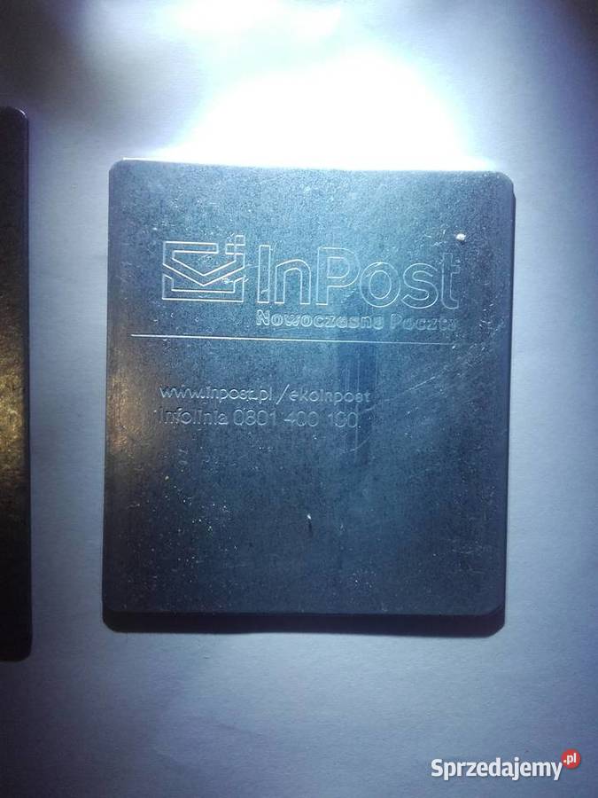 Blaszki metalowe do listów InPost Plus Będzin