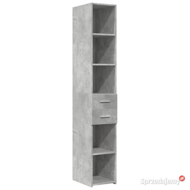 Wąska szafka szarość betonu 30x425x225 WM3281269 Warszawa