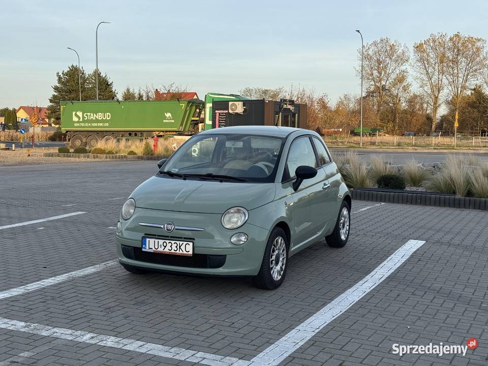 Fiat 500 12 Benzyna MIĘTOWY SALON Lublin 9 900