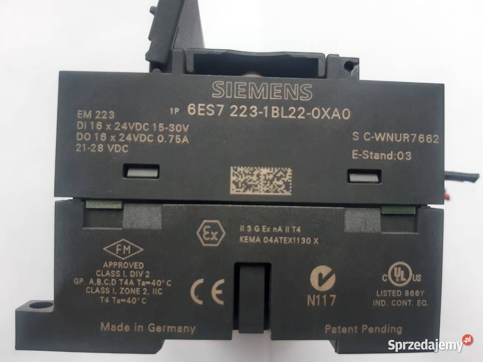 S7200 EM233 6ES7 2231BL220XA0 Produkcja warmińsko-mazurskie Gietrzwałd