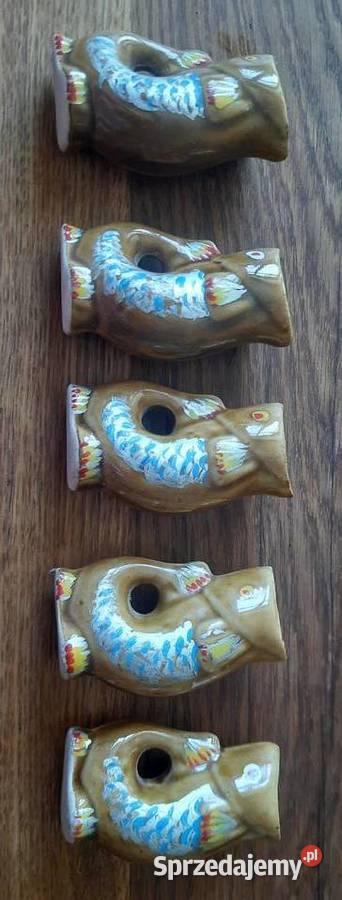 Ceramiczne kieliszki rybki 5 sztuk wysyłka Morąg