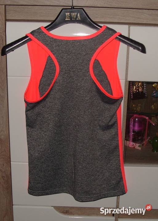 TXM Fajna Szaro Różowa Bokserka top r152 Rawicz