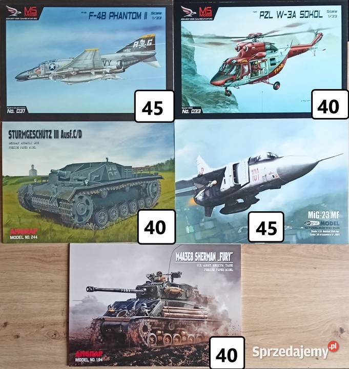 Modele Kartonowe pomorskie Wejherowo sprzedam