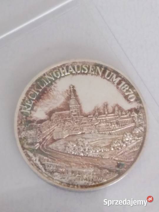 Medal pamiątkowy Republika Federalna Nadreni Numizmatyka Żary