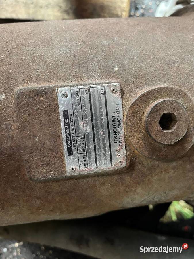 Pompa hydrauliczna A7V 117 Rok produkcji 1989 Częstochowa
