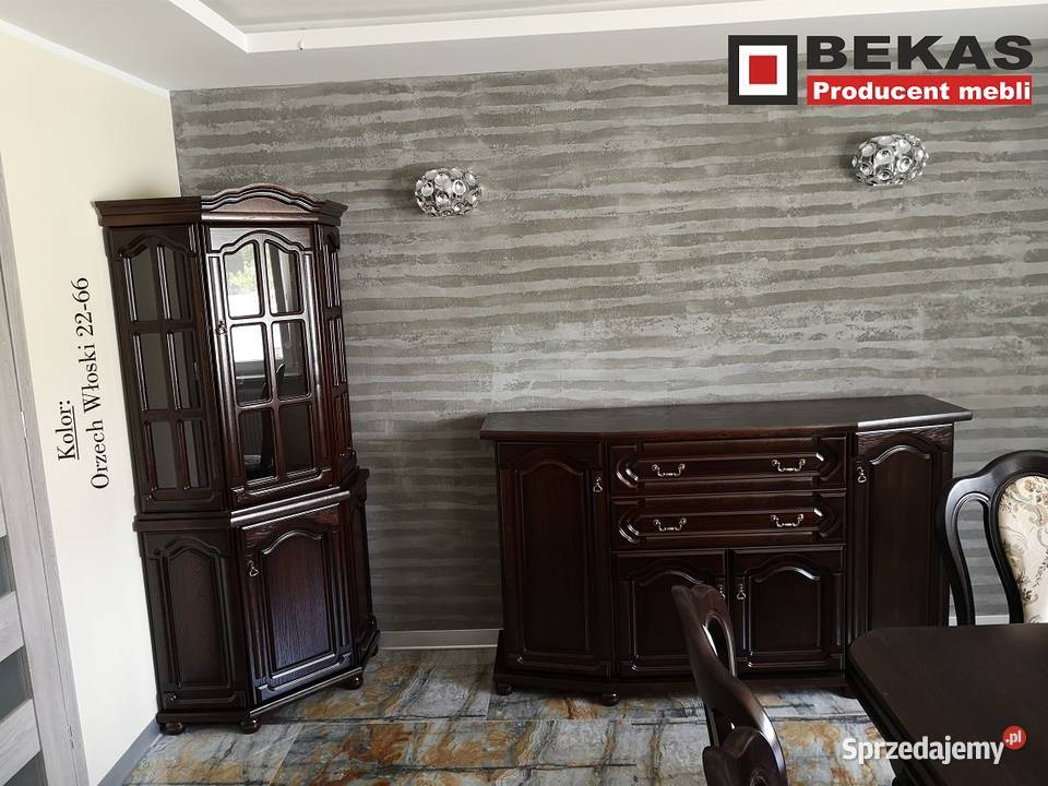 Stylowa Witryna 180 Solidna Orzech Dąb Dom i Ogród Ozorzyn