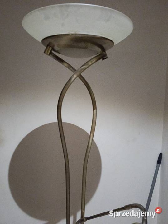 Mosiężna lampa stojąca Massive Radomsko