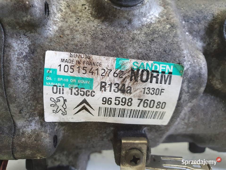 SPRĘŻARKA KLIMATYZACJI Citroen C4 Picasso 20 HDI lubelskie Chełm