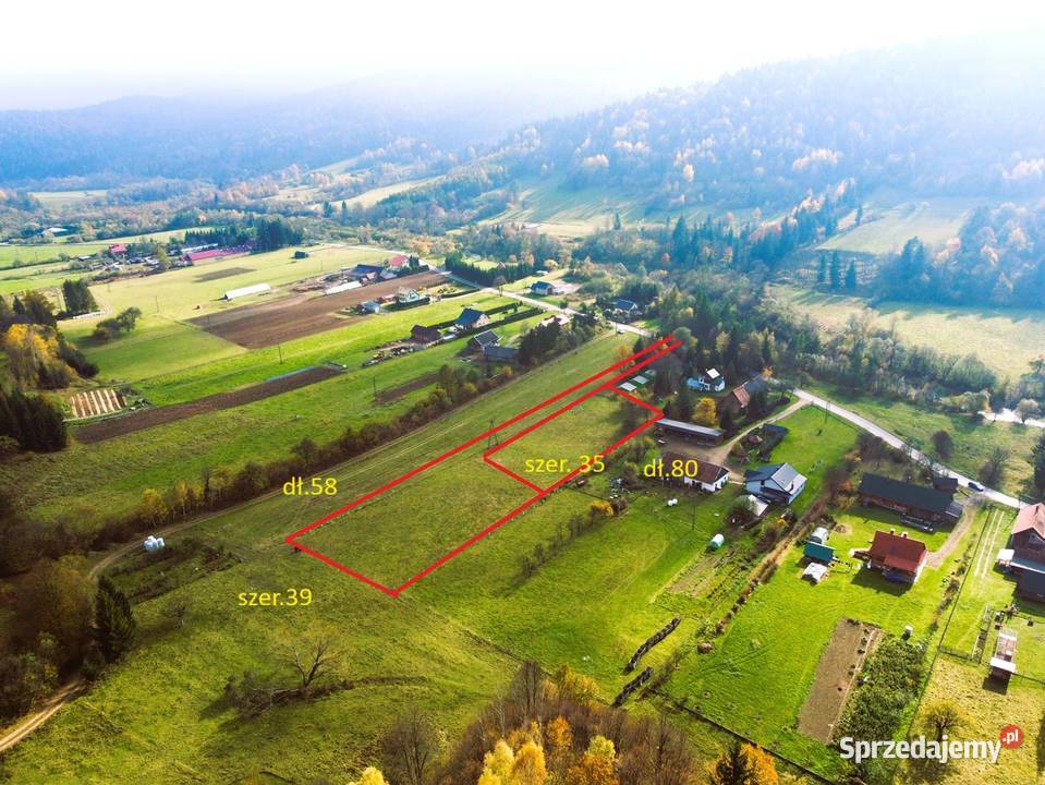 Działki pod zabudowę Krempna