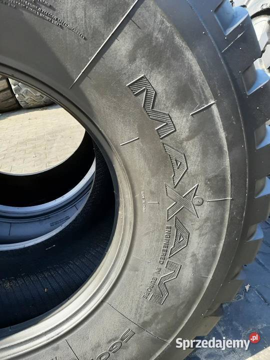 2x Opona używana rolnicza 56060R225 MAXAM 1300 Zaścianki