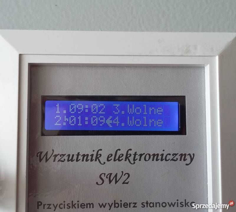 Czasowy automat wrzutowy wrzutnik do monet Ostrów Mazowiecka sprzedam