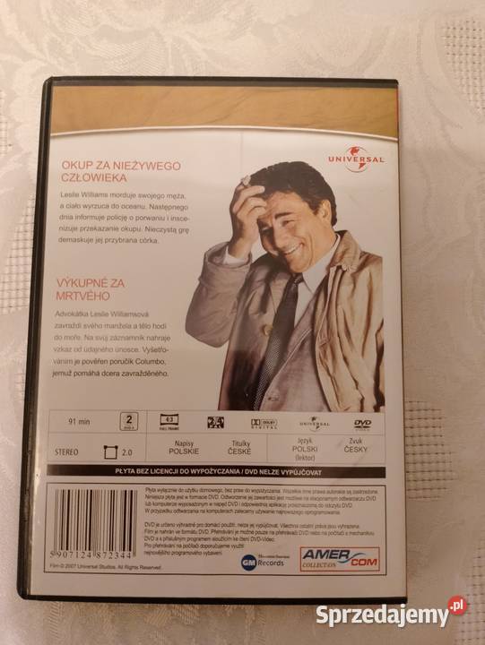Film DVD video COLUMBO Okup nieżywego człowieka 1 płyta Oborniki