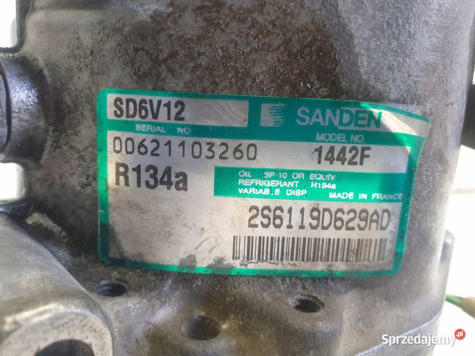 SPRĘŻARKA KLIMATYZACJI Ford Fusion 14 TDCI lubelskie Chełm