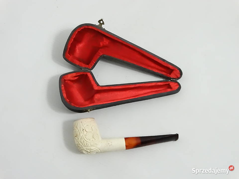 Stara Fajka Pianka Morska Meerschaum Ręcznie Biłgoraj