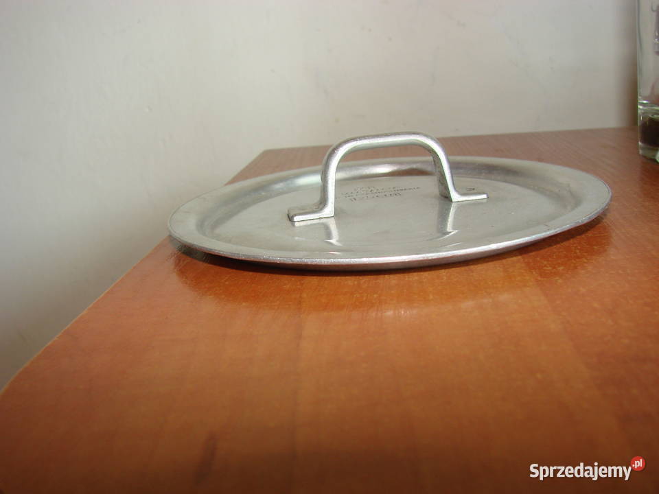 aluminiowa pokrywka rondelka PRL Pozostałe Pruszcz Gdański