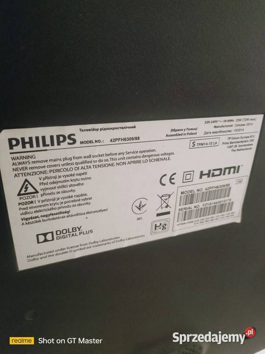 Tcon V14 42 DRD TM120 ver 14B philips Części i akcesoria Doły Biskupie