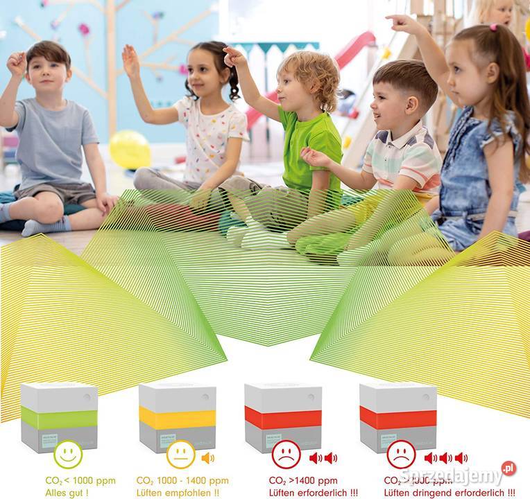Czujnik CO2 dwutlenku węgla AIR2COLOR TT1079 śląskie Gaszowice sprzedam