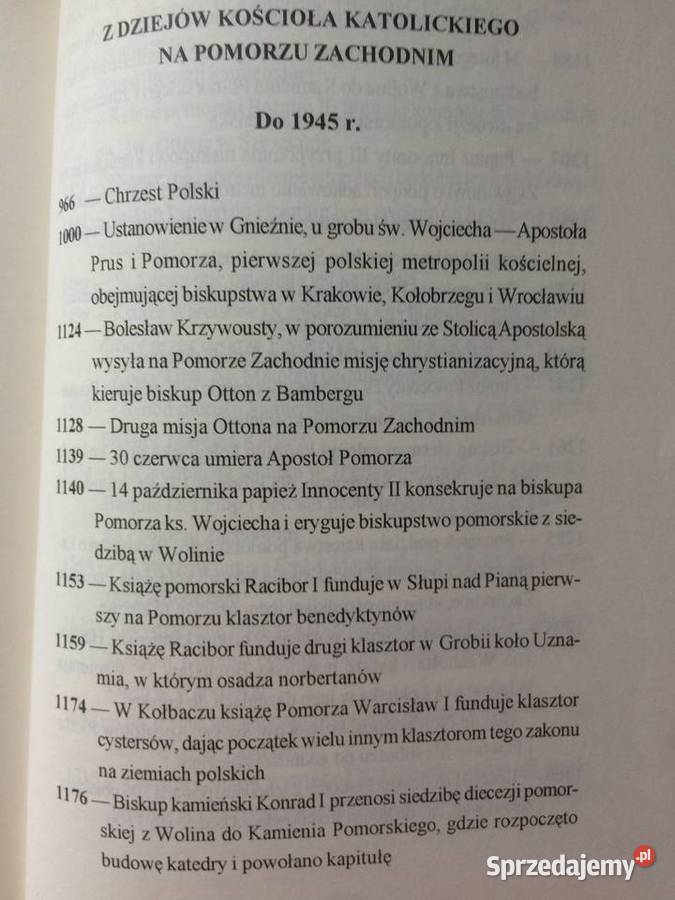 3247 Droga Polski I Kościoła Na Pomorze Antykwariat Szczecin sprzedam