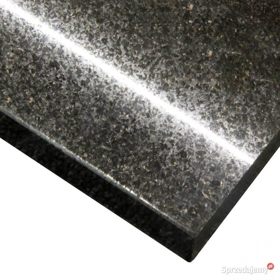 Stopień granitowy parapet Black Galaxy Podłogi i schody Kraków