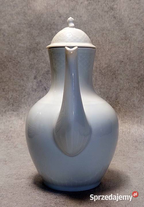 Royal Copenhagen Dzbanek Piękna Biała porcelana