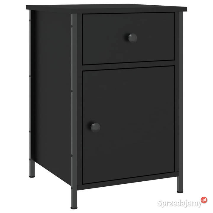Szafka nocna czarna 40x42x60 materiał Warszawa sprzedam
