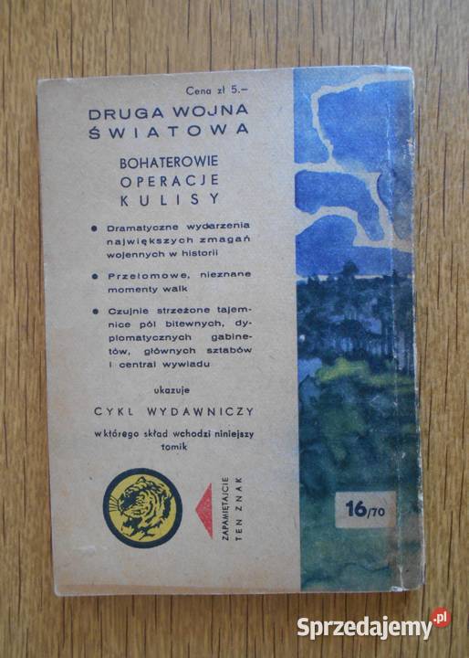 Żółty Tygrys Jastrząb 1670 Rok wydania 1970 lubelskie