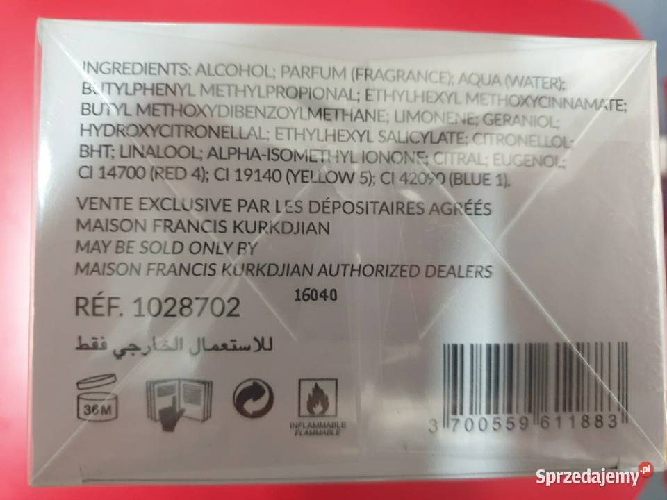 Maison Francis Kurkdjian Grand Soir Woda mazowieckie Radom