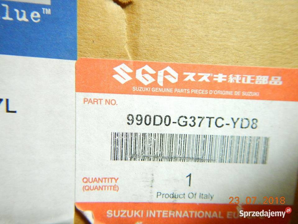 NAKŁADKA KUFRA CENTRALNEGO SUZUKI BURGMAN 125