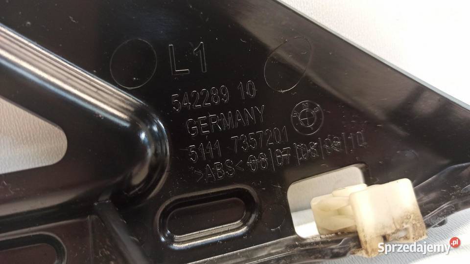 BMW 7 G11 ŚLIZG ZDERZAKA LEWY PRZÓD 7357201 Części samochodowe