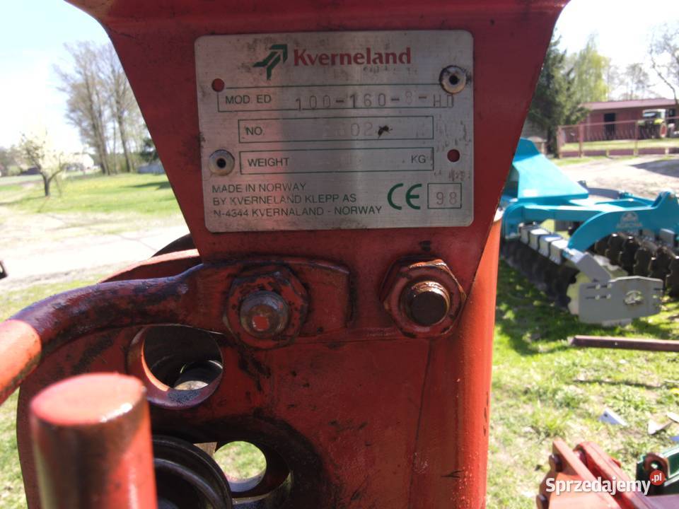Pług Kverneland 4 skibowy obrotowy ED 100 Kverneland