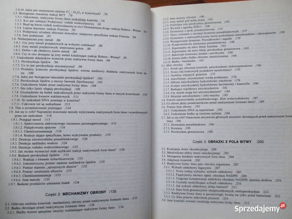 Druga twarz tlenu GBartosz biochemia tlen chemia, biochemia Łódź