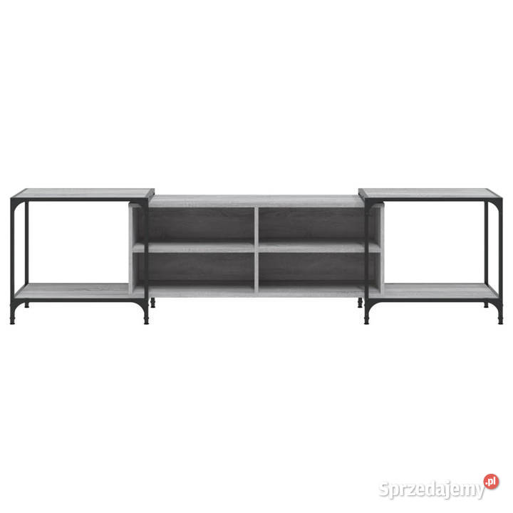Szafka pod telewizor szary dąb sonoma 203x37x50