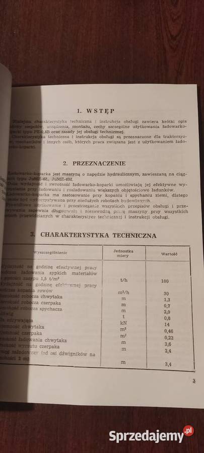 Instrukcja obsługi i charakterystyka jumz PE 08B Stalowa Wola