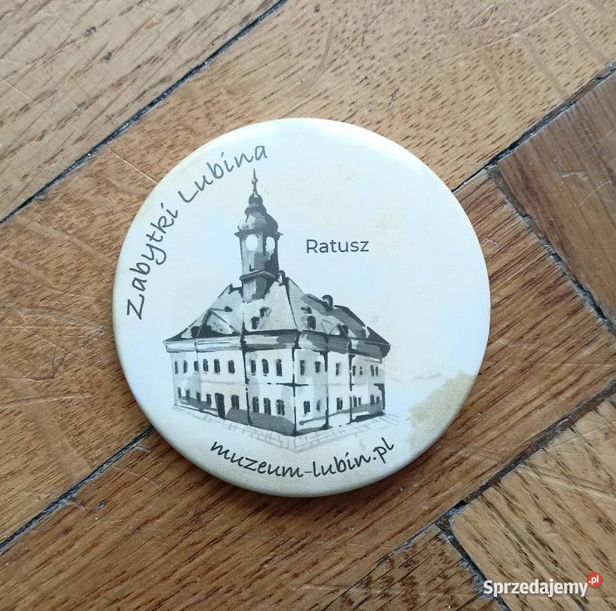 button Zabytki Lubina Przemyśl sprzedam