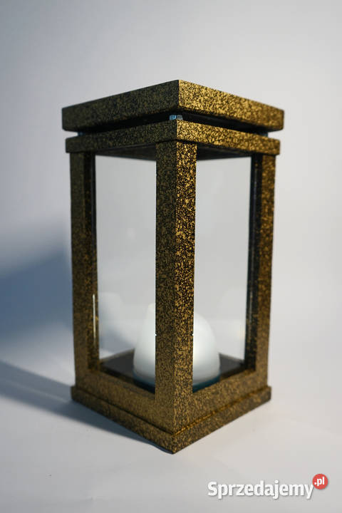 Złoty znicz żywiczny lampion classico śląskie Częstochowa