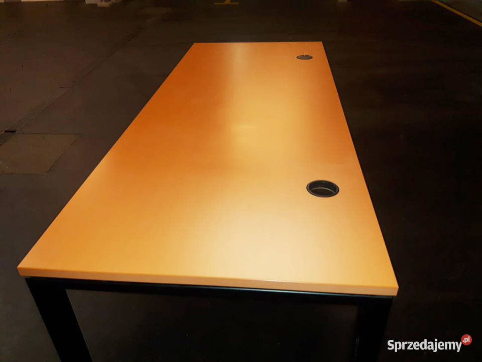 Nowoczesny podwójny stół biurowy 200x80 solidne Przemyśl