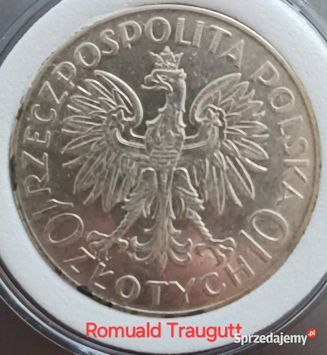 10 Romuald Traugutt 1933 r Oryginał Super stan Numizmatyka