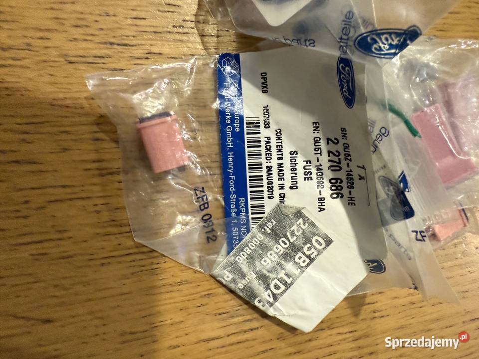 Bezpiecznik Ford Oryginał 30 nowy GU5Z14526HE podkarpackie Kolbuszowa Dolna