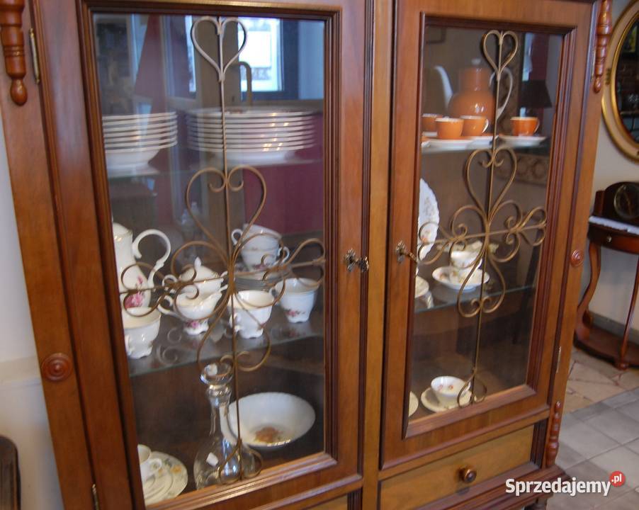 Stylowa witryna biblioteczka Lublin