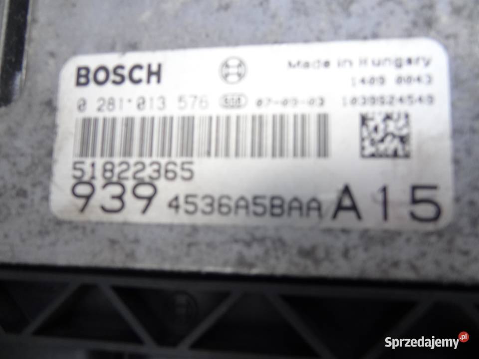 KOMPUTER SILNIKA ALFA ROMEO 159 19 JTD 51822365 osobowe Komputery sprzedam