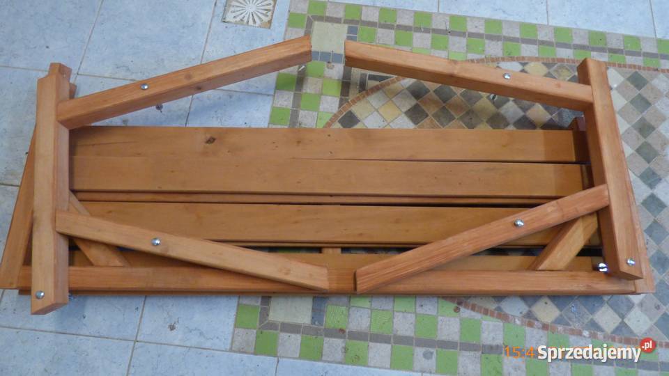 Ławka drewniana do ogrodu