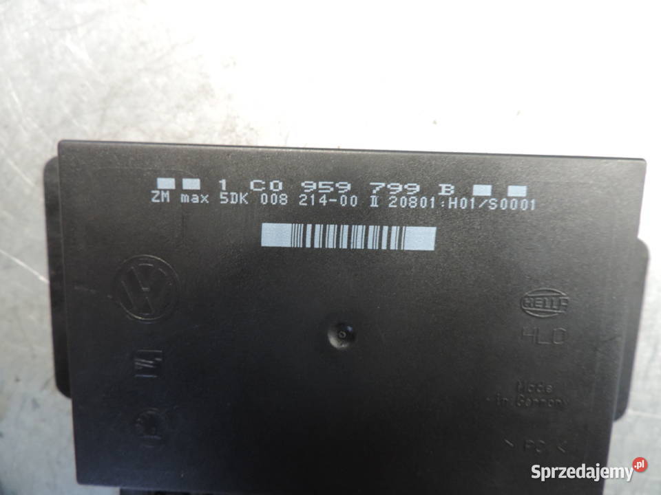 MODUŁ KOMFORTU VW PASSAT B5 1C0959799B Części samochodowe Nowy Sącz