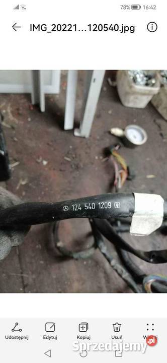 Wiązka fotela elektrycznego Mercedes w124 190 Łaziska Górne