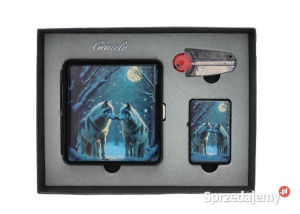 Zestaw Prezentowy z Motywem Wilka papierośnica