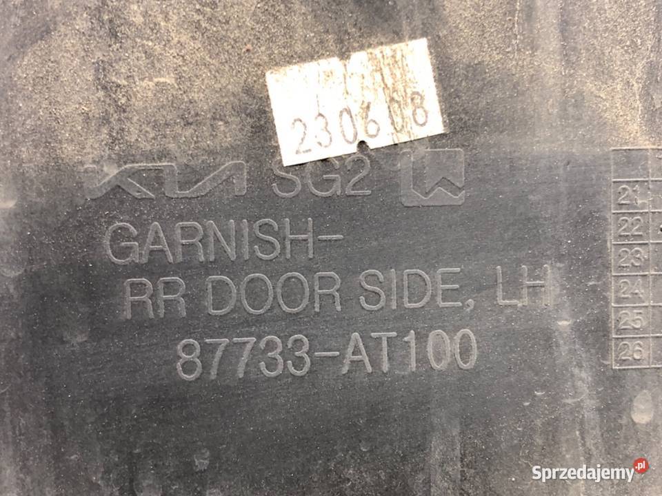 LISTWA DRZWI LEWY TYŁ KIA NIRO II SG2 Crossover