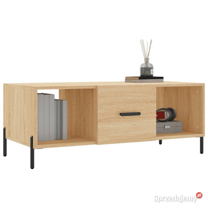 Stolik kawowy dąb sonoma 102x50x40 materiał Meble mazowieckie Warszawa