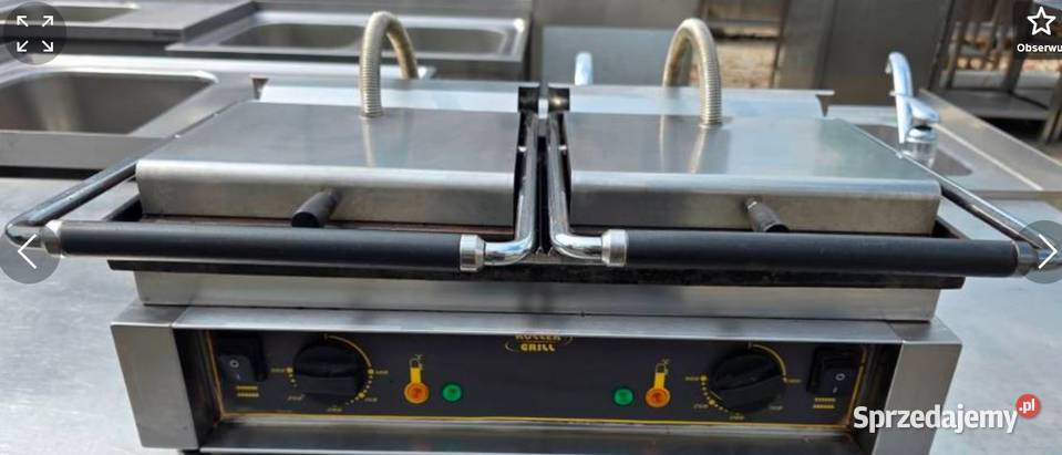 GRILL kontaktowy podwójny ROLLER śląskie Bytom