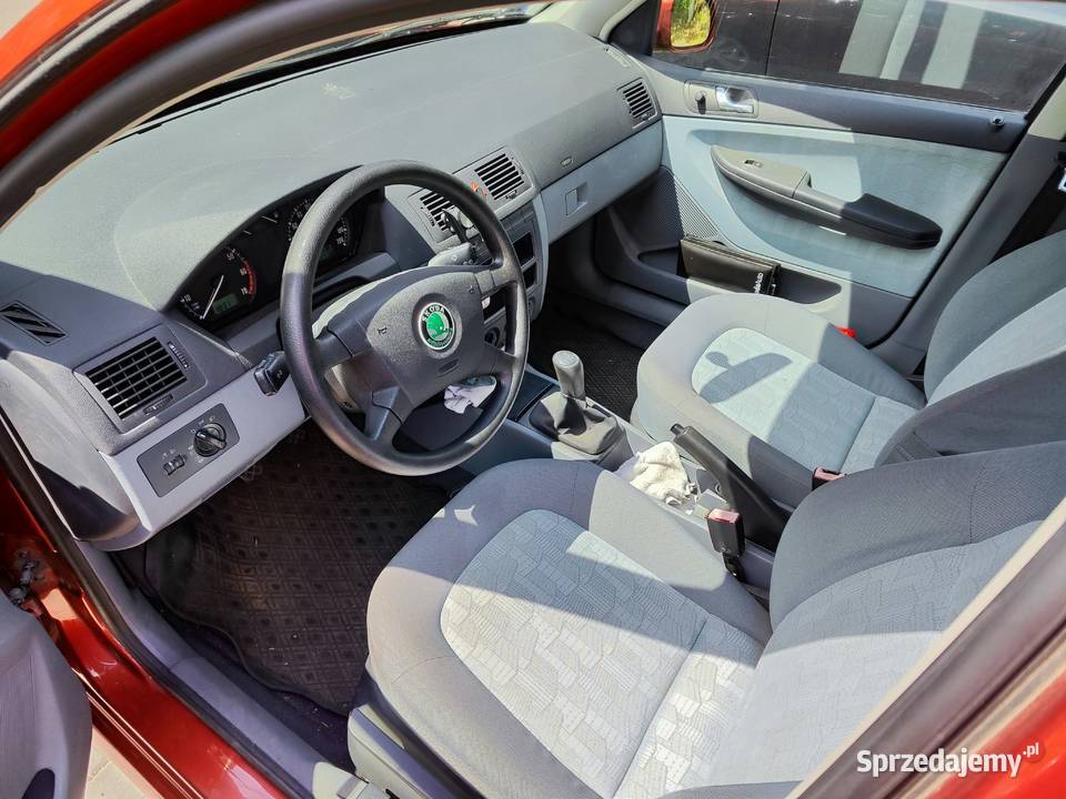 Skoda Fabia 14 benzyna 1 właściciel przebieg 47 pomarańczowy Samochody osobowe mazowieckie