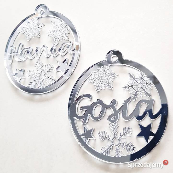 Ozdoba personalizowana świąteczna zawieszka śląskie Częstochowa